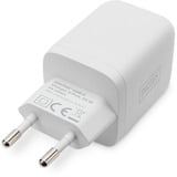 Digitus USB-C GaN Ladegerät 65 Watt, 2-Port weiß, PD 3.0, PPS-Funktion, 45W + 20W