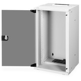 Digitus Wandgehäuse SOHO PRO - 254 mm (10") - 595x315x300 mm, IT-Schrank hellgrau, 12 Höheneinheiten