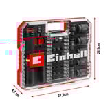 EINHELL KFZ-Impact-Stecknuss- und Bit-Set in XL-CASE, 32-teilig, Bit-Satz 