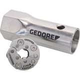 GEDORE Gewinderückform-Werkzeug für Radbolzen (M12x1,5) KL-0173-612 A, 2-teilig, Gewinde-Reparatur Mit Rohrsteckschlüssel SW 41, für Gewinde M12x1,5