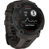 Garmin Instinct E, Smartwatch schwarz, 45 mm, Silikon-Armband