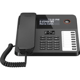 Gigaset DESK 600, analoges Telefon schwarz