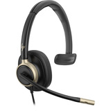 HP Poly Mission 815 Mono-USB-Headset (kabelgebunden) BULK schwarz, USB Type-C und Type-A, PU-Leder-Ohrpolster (Oberflächenmaterial)