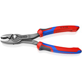 KNIPEX TwinGrip Frontgreifzange 82 02 200 rot/blau, Länge 200mm