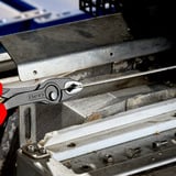 KNIPEX TwinGrip Frontgreifzange 82 02 200 rot/blau, Länge 200mm