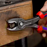 KNIPEX TwinGrip Frontgreifzange 82 02 200 rot/blau, Länge 200mm