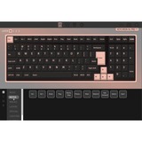 Keychron K4 Pro, Gaming-Tastatur schwarz/blaugrau, DE-Layout, Keychron K Pro Red, Hot-Swap, Aluminiumrahmen, RGB