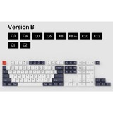 Keychron OEM Dye-Sub PBT Keycap-Set - Bluish Black White, Tastenkappe dunkelblau/weiß, für Q1/Q2/K2, US-Layout (ANSI)