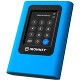 Kingston IronKey Vault Privacy 80 7.68 TB, Externe SSD blau/schwarz, USB-C 3.2 Gen 1 (5 Gbit/s)