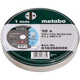 Metabo Trennscheiben 115x1,0x22,23 Inox, 100 Jahre 10 Stück