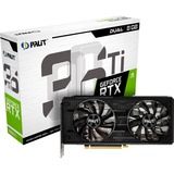 Palit GeForce RTX 3060 Ti Dual LHR, Grafikkarte Lite Hash Rate, 3x DisplayPort, 1x HDMI 2.1