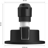 Philips HUE White & Color Ambiance Xamento Einbauspot, LED-Leuchte schwarz, rund