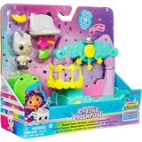 Spin Master Gabby's Dollhouse - Balkon-Spielset Pandy Paws Sternenhimmel, Spielfigur 