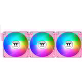 Thermaltake CT140 EX ARGB Sync PC Cooling Fan Pink, Gehäuselüfter pink, 3er-Pack, 140 mm