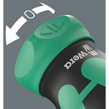 Wera Kraftform Kompakt Stubby Magazin RA 1, Bit-Satz schwarz/grün, 6-teilig, 1/4", mit Ratschenfunktion