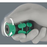 Wera Kraftform Kompakt Stubby Magazin RA 1, Bit-Satz schwarz/grün, 6-teilig, 1/4", mit Ratschenfunktion