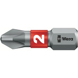 Wera Kraftform Kompakt Stubby Magazin RA 1, Bit-Satz schwarz/grün, 6-teilig, 1/4", mit Ratschenfunktion