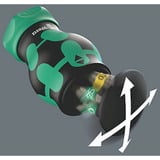 Wera Kraftform Kompakt Stubby Magazin RA 1, Bit-Satz schwarz/grün, 6-teilig, 1/4", mit Ratschenfunktion