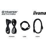 iiyama G-Master G2741HSU-B1, Gaming-Monitor 68.6 cm (27 Zoll), schwarz (matt), FullHD, IPS, HDMI, DP, Free-Sync, USB-Hub, 144Hz Panel