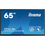 iiyama ProLite TE6504MIS-B3AG, Public Display schwarz, UltraHD/4K, USB-C, Touchscreen
