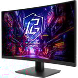ASRock PG27QRT1B, Gaming-Monitor 68.6 cm (27 Zoll), schwarz, QHD, VA, Curved, HDMI, DP, Free-Sync, 180Hz Panel