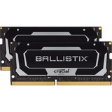 Ballistix SO-DIMM 16 GB DDR4-3200, Arbeitsspeicher schwarz, BL2K8G32C16S4B, Ballistix