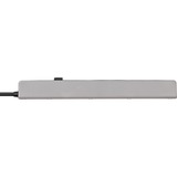 Brennenstuhl Steckdosenleiste 5-fach grau/schwarz, 1,5 Meter, 2x USB-A, 1x USB-C Power Delivery