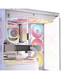 Corsair 3500X LX-R RGB , Tower-Gehäuse weiß, Tempered Glass x 2