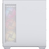 Corsair 3500X LX-R RGB , Tower-Gehäuse weiß, Tempered Glass x 2
