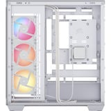 Corsair 3500X LX-R RGB , Tower-Gehäuse weiß, Tempered Glass x 2