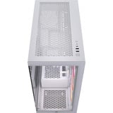 Corsair 3500X LX-R RGB , Tower-Gehäuse weiß, Tempered Glass x 2