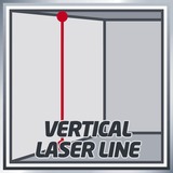 Einhell Kreuzlinienlaser TC-LL 2 schwarz/rot, rote Laserlinien