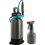 GARDENA Drucksprüher 5L Comfort + 0,75L Pumpsprüher grau/türkis