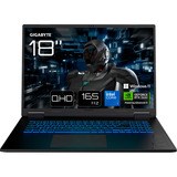 GIGABYTE GAMING A18 PRO DXJ, Gaming-Notebook schwarz, Intel® Core™ 7 240H, NVIDIA GeForce RTX 5070 Ti, 32 GB DDR5, 1 TB (1 TB SSD), Windows 11 Home