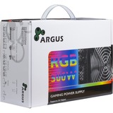 Inter-Tech Argus RGB-500W II, PC-Netzteil schwarz, 1x PCIe, 500 Watt
