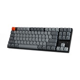 Keychron K8, Gaming-Tastatur schwarz/grau, DE-Layout, Gateron Brown, Hot-Swap