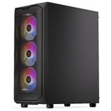  Krux Orona, Tower-Gehäuse schwarz, Tempered Glass