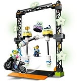 LEGO 60341 City Stuntz Umstoß-Challenge, Konstruktionsspielzeug Inkl. Motorrad und Stunt Racer Minifigur