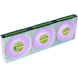Lian Li UNI FAN SL-INF LCD FLEX 120 Wireless, Gehäuselüfter weiß, Reverse, 3er Pack mit Controller, 120 mm