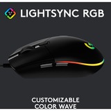 Logitech Gaming G203 LIGHTSYNC, Gaming-Maus schwarz