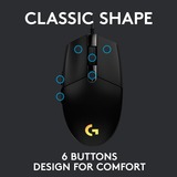 Logitech Gaming G203 LIGHTSYNC, Gaming-Maus schwarz