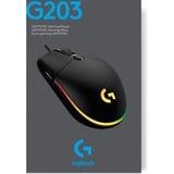 Logitech Gaming G203 LIGHTSYNC, Gaming-Maus schwarz