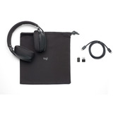 Logitech Zone Vibe Wireless, Headset graphit, Teams Version mit USB-C-Dongle