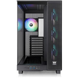 Thermaltake View 380 XL TG ARGB Black, Tower-Gehäuse schwarz, Tempered Glass x 2