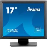 iiyama ProLite T1731SR-B1S, LED-Monitor 43 cm (17 Zoll), schwarz (matt), WXGA, TN, Touchscreen