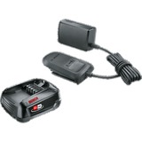 Bosch Heimwerken & Garten Starter-Set 18V (PBA 2.0Ah + AL 18V-20) schwarz, Akku + Ladegerät, POWER FOR ALL ALLIANCE