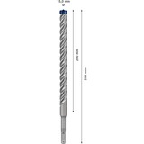 Bosch Professional EXPERT Hammerbohrer SDS-plus-7X, Ø 15mm Arbeitslänge 200mm