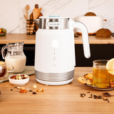 Cecotec ThermoSense 600 Touch White Electric Kettle, Wasserkocher weiß/edelstahl, 2.200 Watt, 1,7 Liter