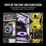 Corsair iCUE LINK LX140-R RGB PWM Reverse, Gehäuselüfter weiß, 140 mm