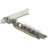 DeLOCK PCI Express x16 Karte zu 4 x intern SFF-8654 4i NVMe 